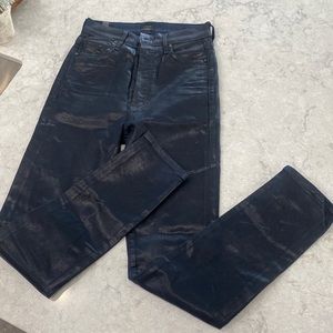 Citizens of Humanity navy coated jeans size 24
